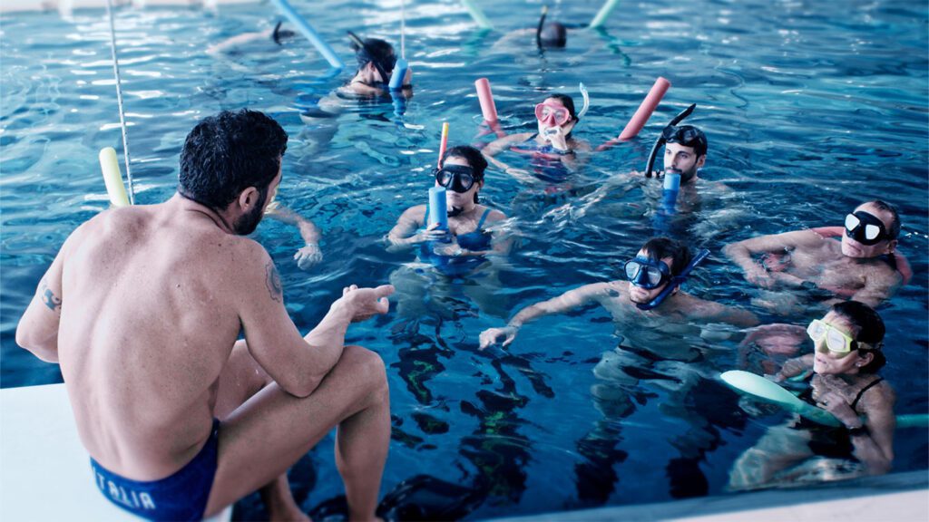 criteri d'insegnamento lezione in piscina